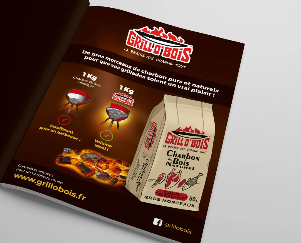 Communication produit 5 communication produit Grillo Bois pub