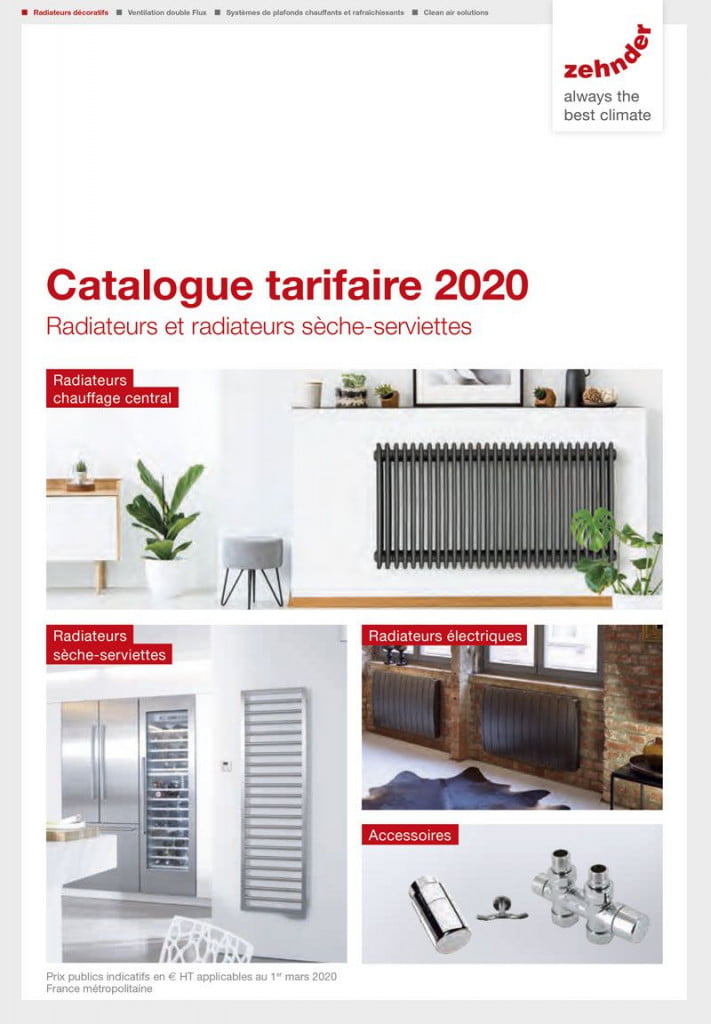 catalogue zehnder- création catalogue